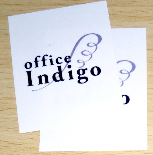 オフィスインディゴ様ご依頼のカードを制作しました